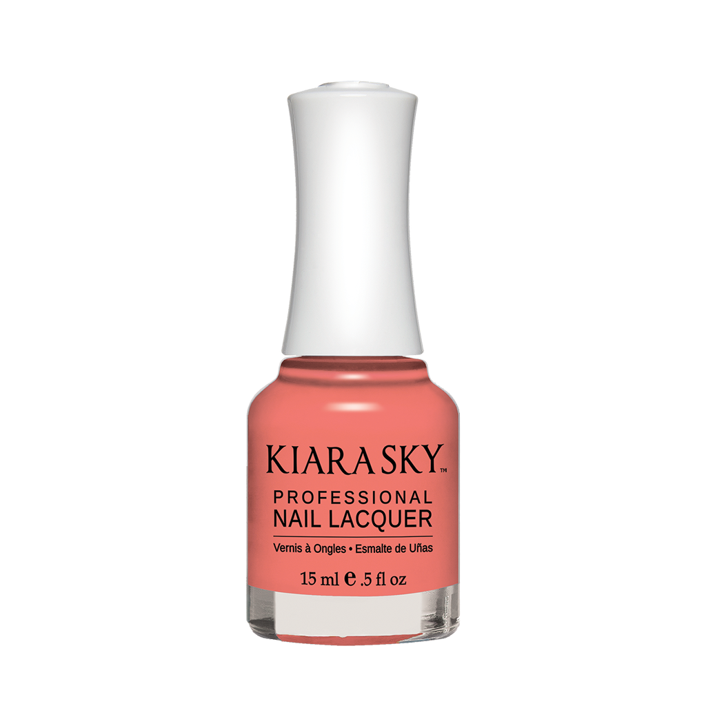 Kiara Sky Nail Lacquer, N542, Twizzly Tangerine, 0.5oz MH1004