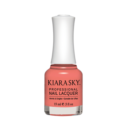 Kiara Sky Nail Lacquer, N542, Twizzly Tangerine, 0.5oz MH1004