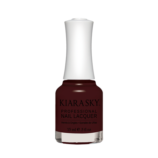 Kiara Sky Nail Lacquer, N545, Riy, alistic Maroon, 0.5oz MH1004