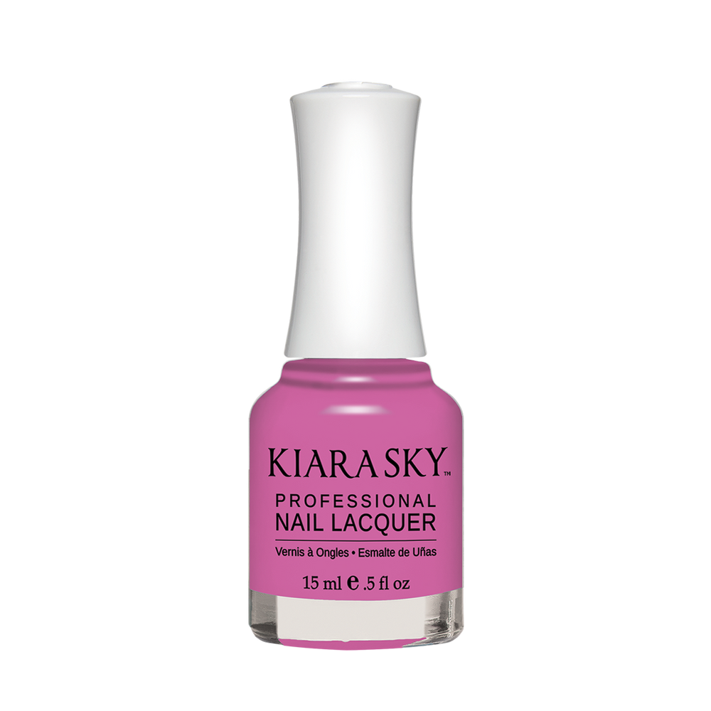 Kiara Sky Nail Lacquer, N564, Ice Cream Parlour Collection, Razzleberry Smash, 0.5oz MH1004