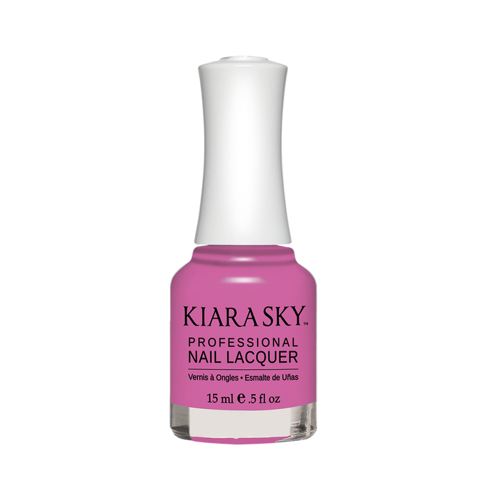 Kiara Sky Nail Lacquer, N564, Ice Cream Parlour Collection, Razzleberry Smash, 0.5oz MH1004