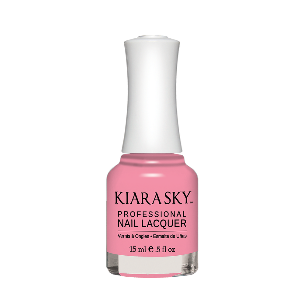 Kiara Sky Nail Lacquer, N565, Ice Cream Parlour Collection, Pink Champagne, 0.5oz MH1004