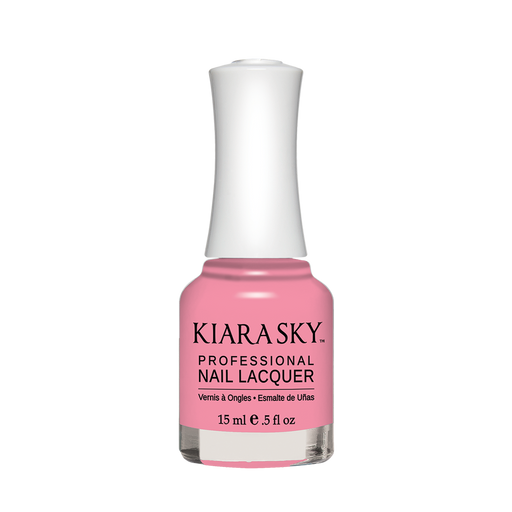 Kiara Sky Nail Lacquer, N565, Ice Cream Parlour Collection, Pink Champagne, 0.5oz MH1004