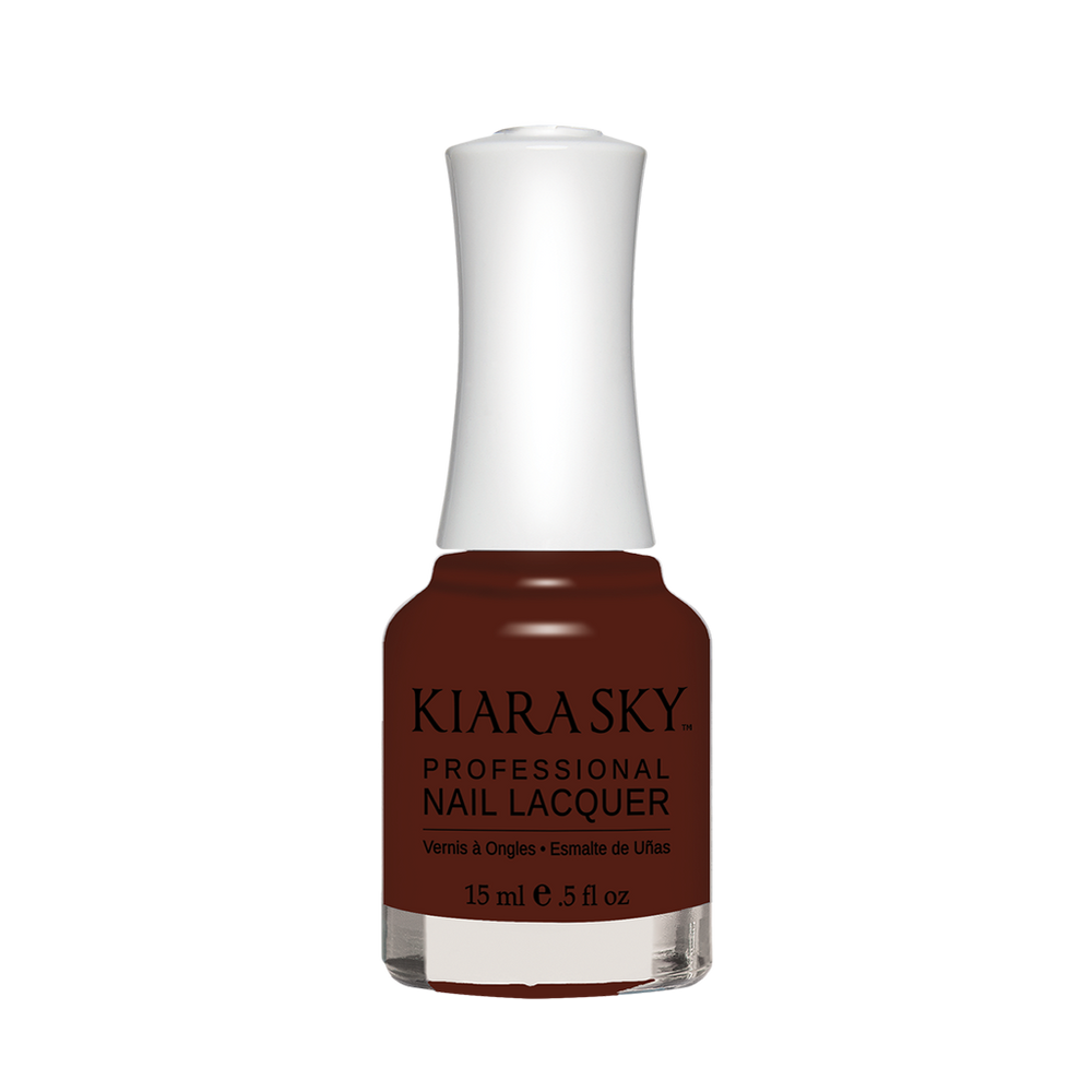 Kiara Sky Nail Lacquer, N571, Dream Of Paris Collection, Haute Chocolate, 0.5oz MH1004