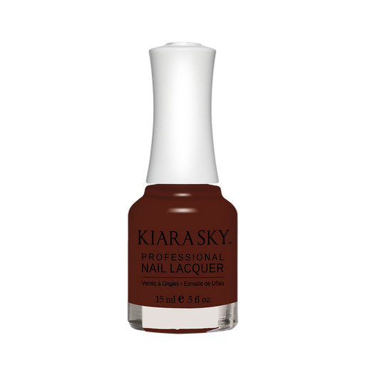 Kiara Sky Nail Lacquer, N571, Dream Of Paris Collection, Haute Chocolate, 0.5oz MH1004