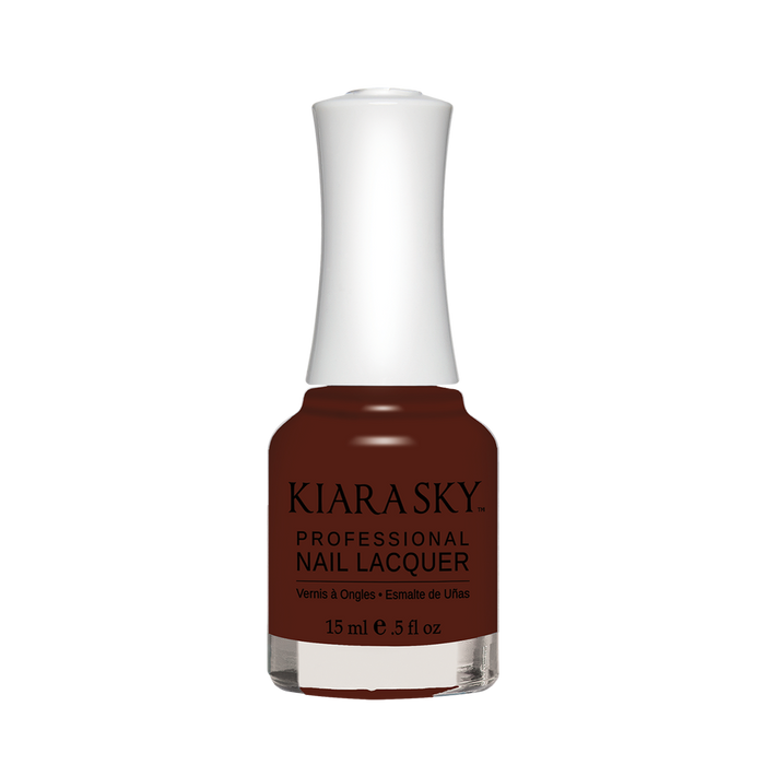 Kiara Sky Nail Lacquer, N571, Dream Of Paris Collection, Haute Chocolate, 0.5oz MH1004