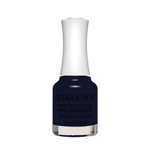 Kiara Sky Nail Lacquer, N572, Dream Of Paris Collection, Midnight In Paris, 0.5oz MH1004