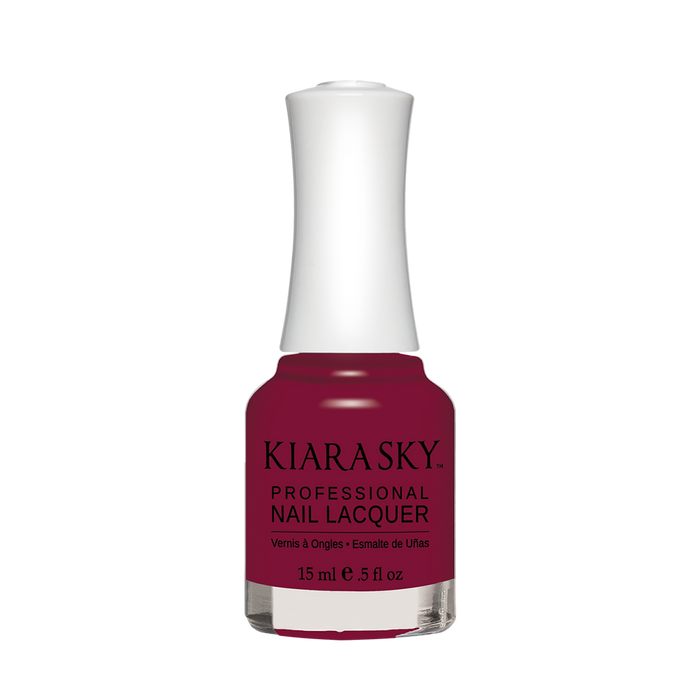 Kiara Sky Nail Lacquer 4, N576, Melt Away Collection, Wine Not?, 0.5oz MH1004