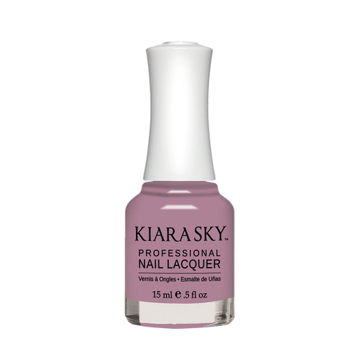 Kiara Sky Nail Lacquer 3, Snow Place Like Home Collection, N597, Mauve A Lil' Closer, 0.5oz MH1004