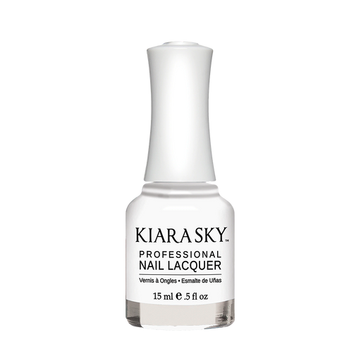 Kiara Sky Nail Lacquer, Jetsetter Collection, N623, Milky White, 0.5oz MH1004