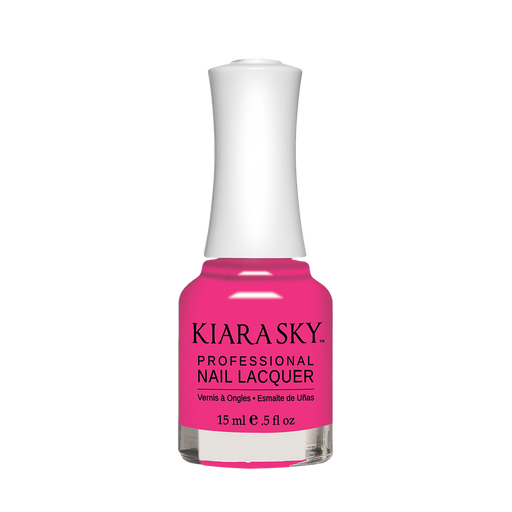 Kiara Sky Nail Lacquer, Jetsetter Collection, N626, Pink Passport, 0.5oz MH1004
