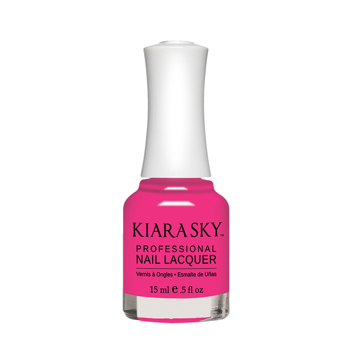 Kiara Sky Nail Lacquer, Jetsetter Collection, N626, Pink Passport, 0.5oz MH1004