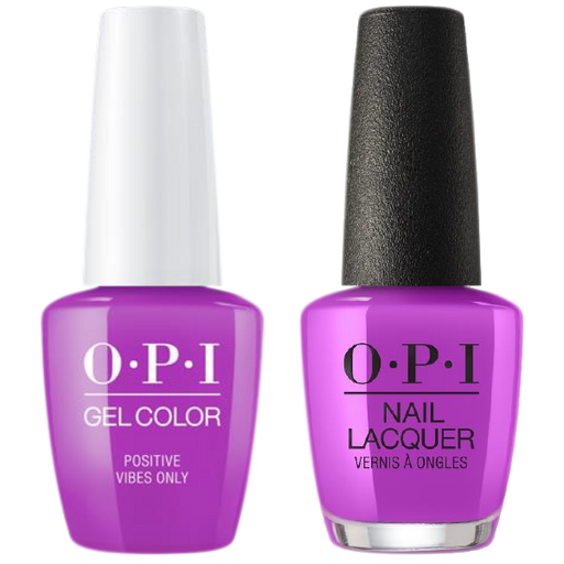 OPI GelColor And Nail Lacquer, Neon Summer Collection, N73, Positive Vibes Only, 0.5oz OK0320VD