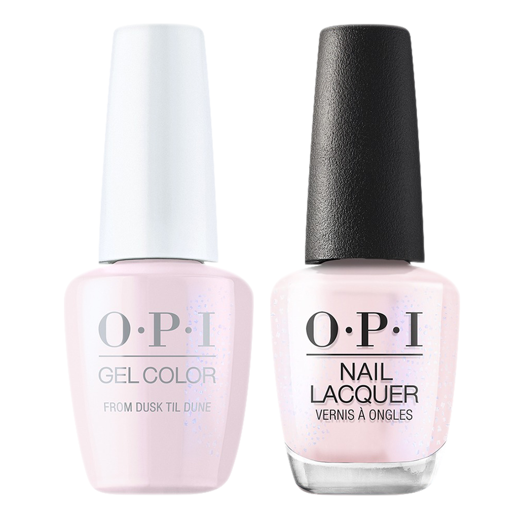 OPI Gelcolor And Nail Lacquer, Malibu - Summer Collection 2021, N76, From Dusk Till Dune, 0.5oz