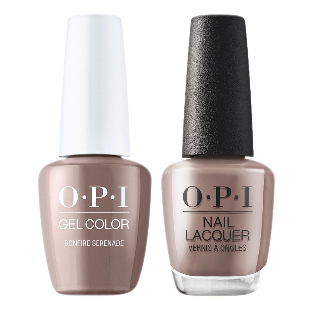 OPI Gelcolor And Nail Lacquer, Malibu - Summer Collection 2021, N81, Bonfire Serenade, 0.5oz