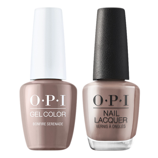 OPI Gelcolor And Nail Lacquer, Malibu - Summer Collection 2021, N81, Bonfire Serenade, 0.5oz