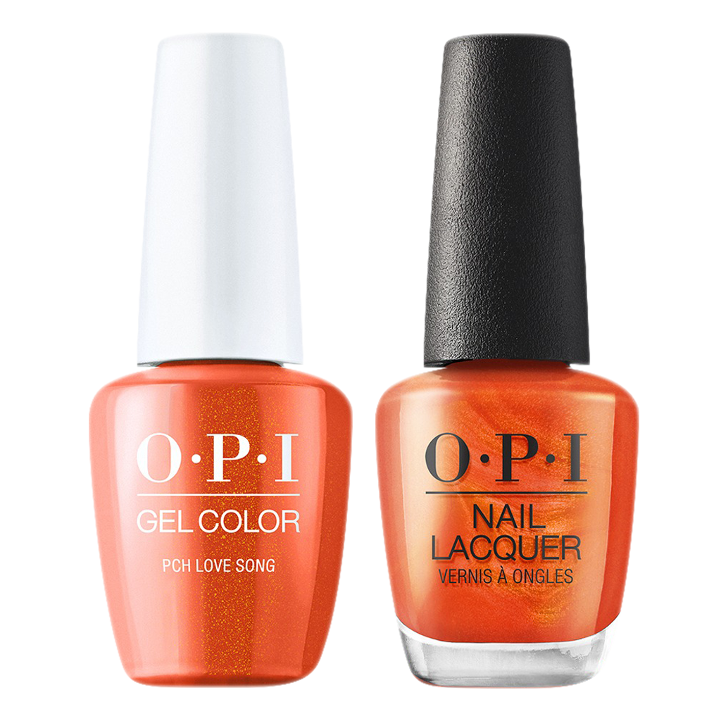 OPI Gelcolor And Nail Lacquer, Malibu - Summer Collection 2021, N83, PCH Love Song, 0.5oz