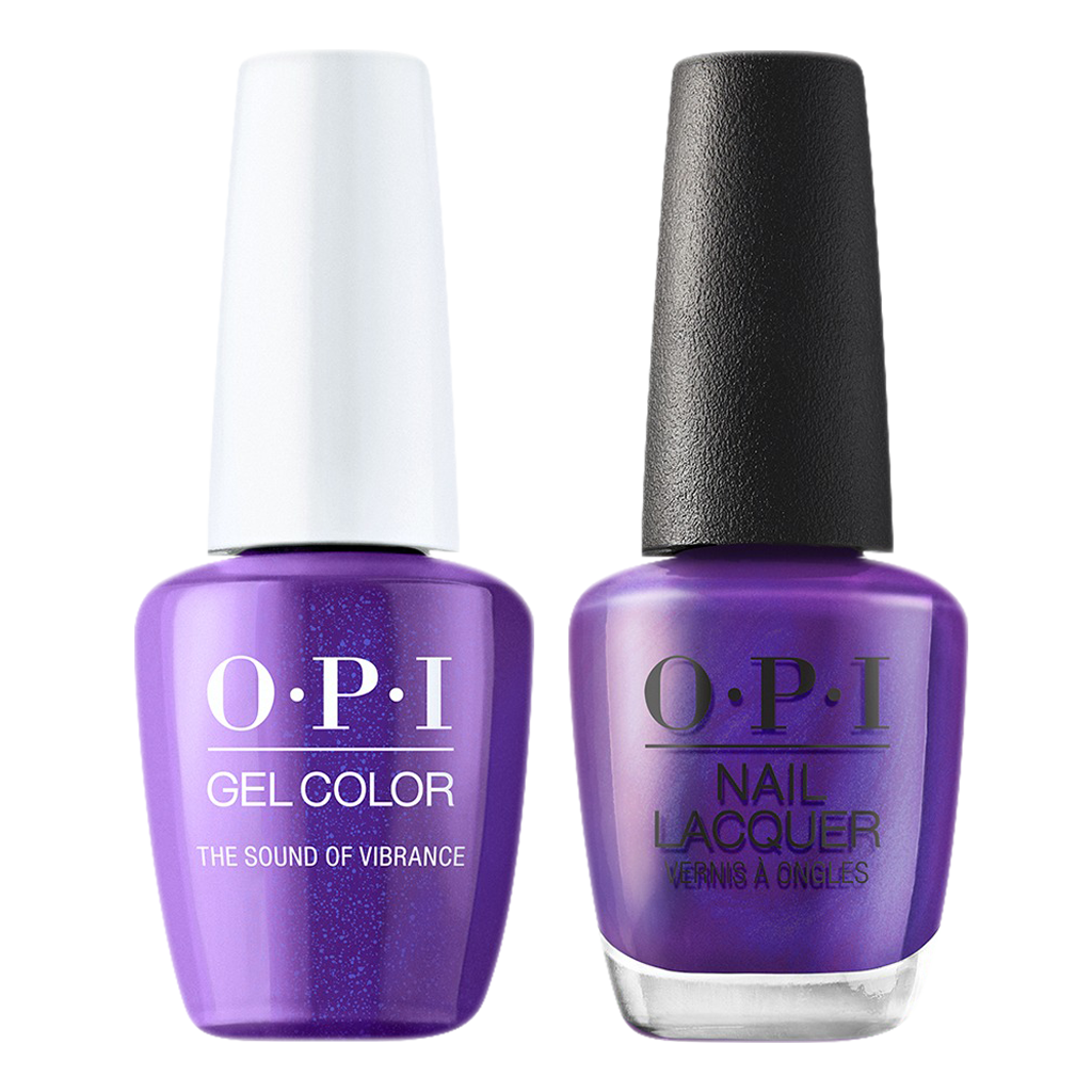 OPI Gelcolor And Nail Lacquer, Malibu - Summer Collection 2021, N85, The Sound Of Vibrance, 0.5oz