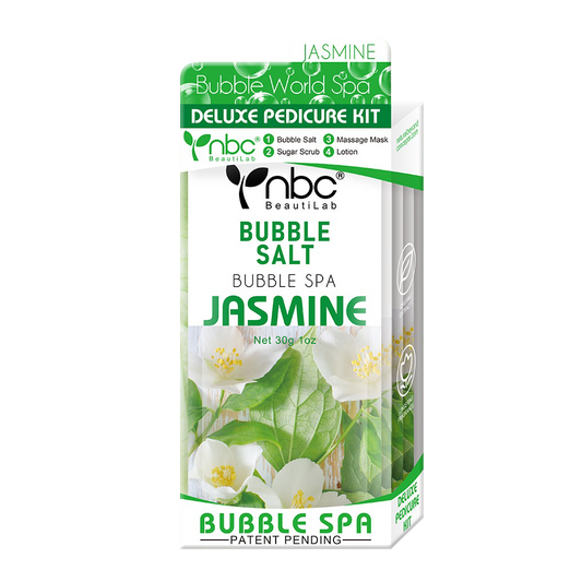 NBC BUBBLE Pedicure Kit 4 Step, JASMINE (Pk: 50 sets/case)