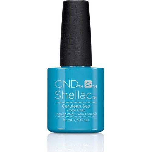 CND Shellac Gel Polish, 91754 , Cerulean Sea, 0.5oz KK0824