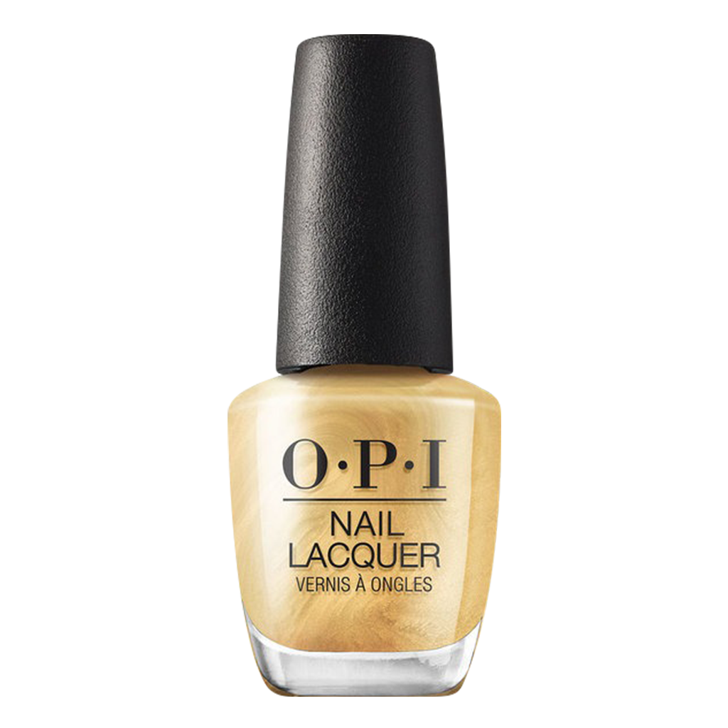 OPI Nail Lacquer, Shine Bright Collection 2020, NL HRM05, This Gold Sleighs Me, 0.5oz OK0918VD