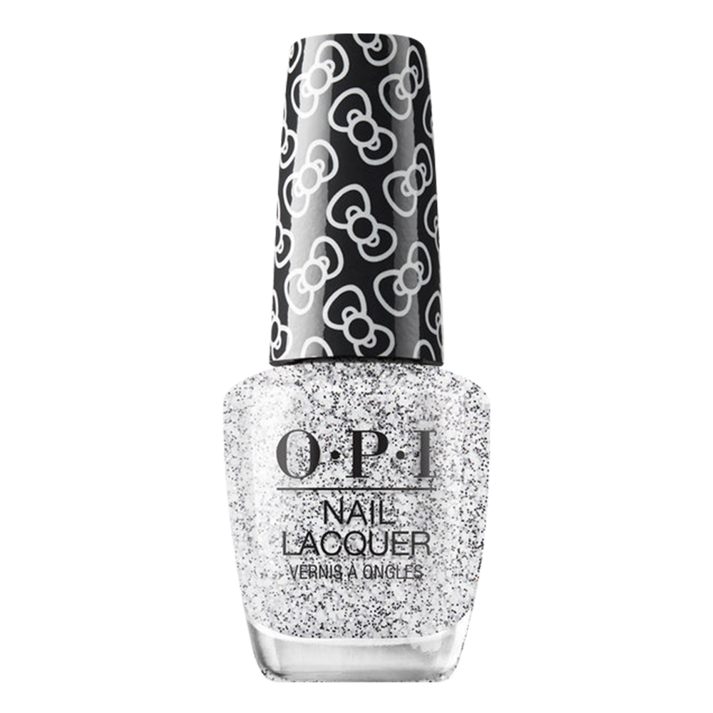OPI Nail Lacquer, Hello Kitty Collection, HRL01, Glitter to My Heart, 0.5oz KK1005