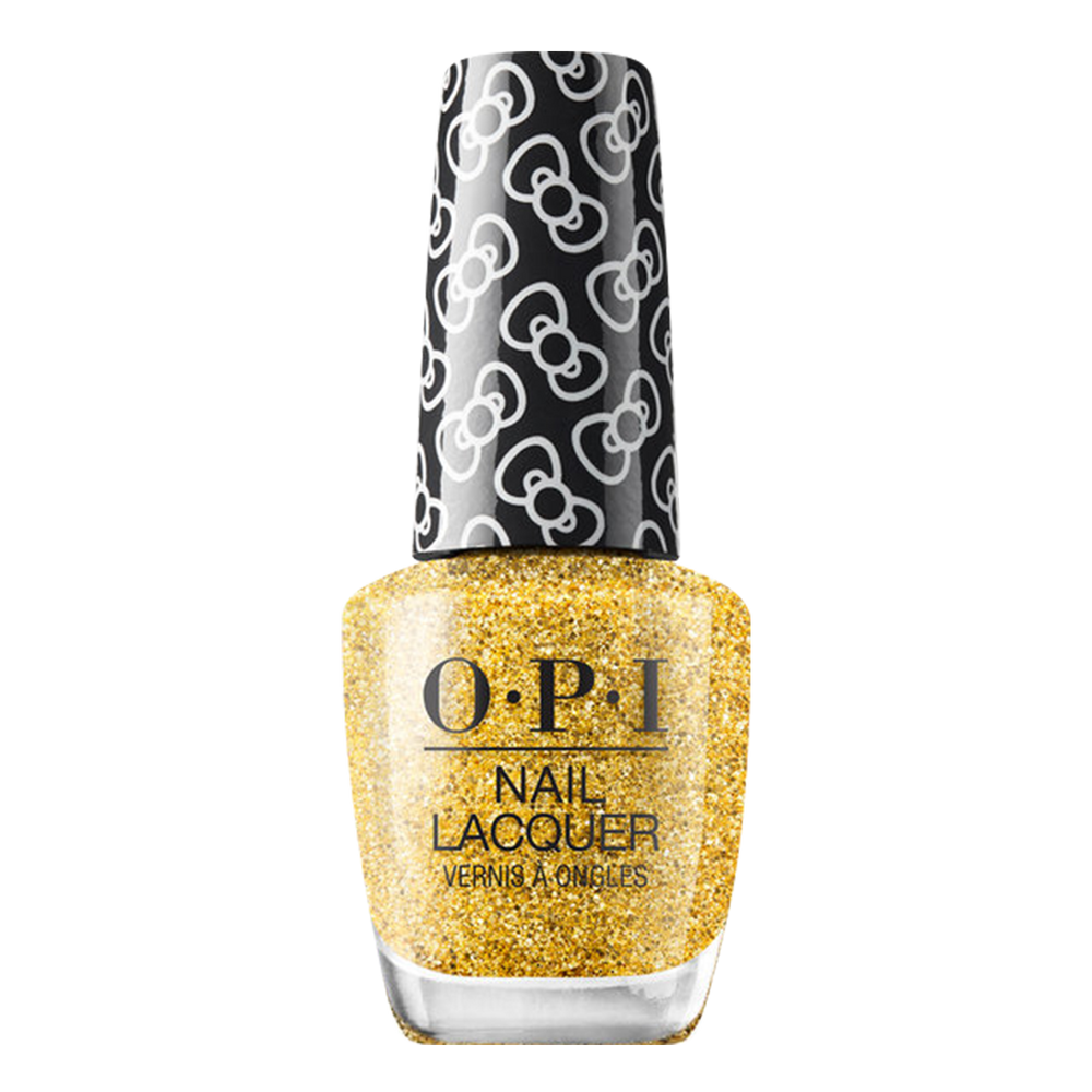 OPI Nail Lacquer, Hello Kitty Collection, HRL12, Glitter All The Way, 0.5oz OK0913VD
