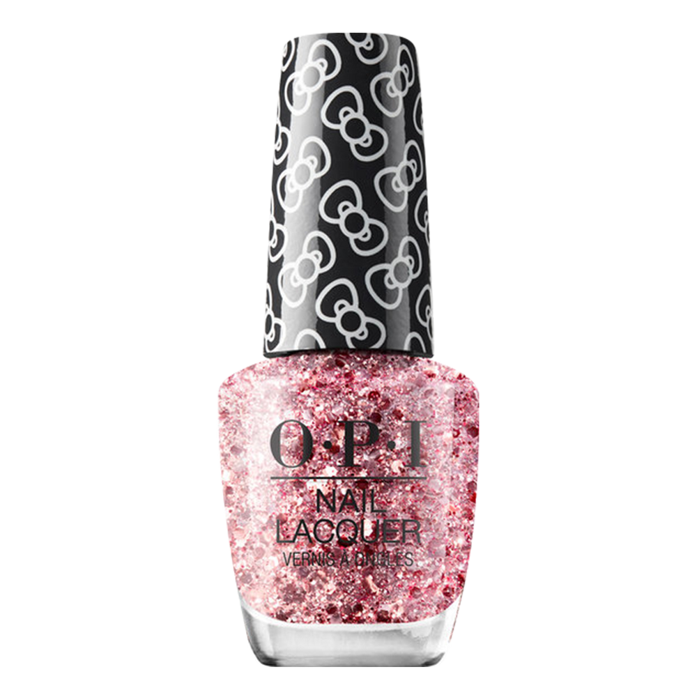 OPI Nail Lacquer, Hello Kitty Collection, HRL13, Born To Sparkle, 0.5oz OK0913VD