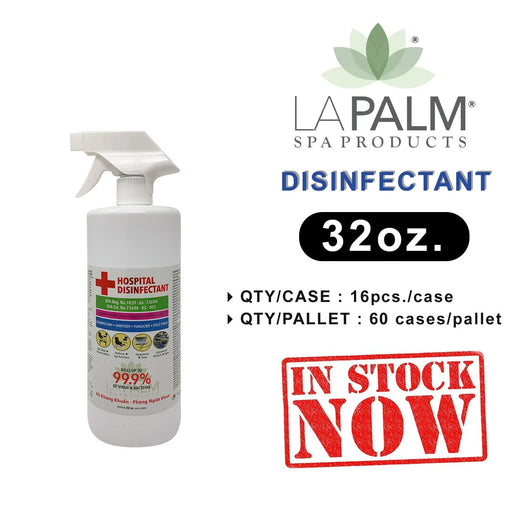 La Palm Hospital Disinfectant (New Bottle), 32oz OK0614LK