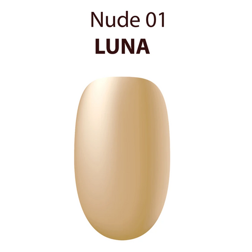 Nugenesis Dipping Powder, NudeElle Collection, NUDE-01, Luna, 2oz MH1005