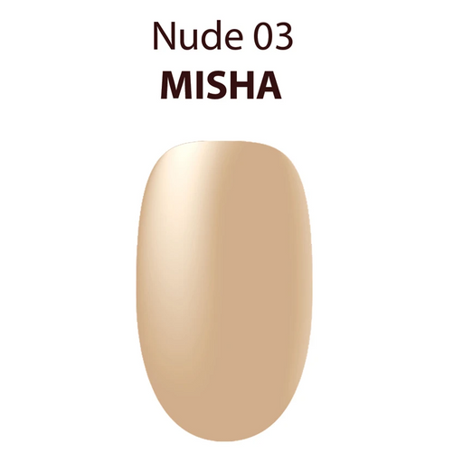 Nugenesis Dipping Powder, NudeElle Collection, NUDE-03, Misha, 2oz MH1005