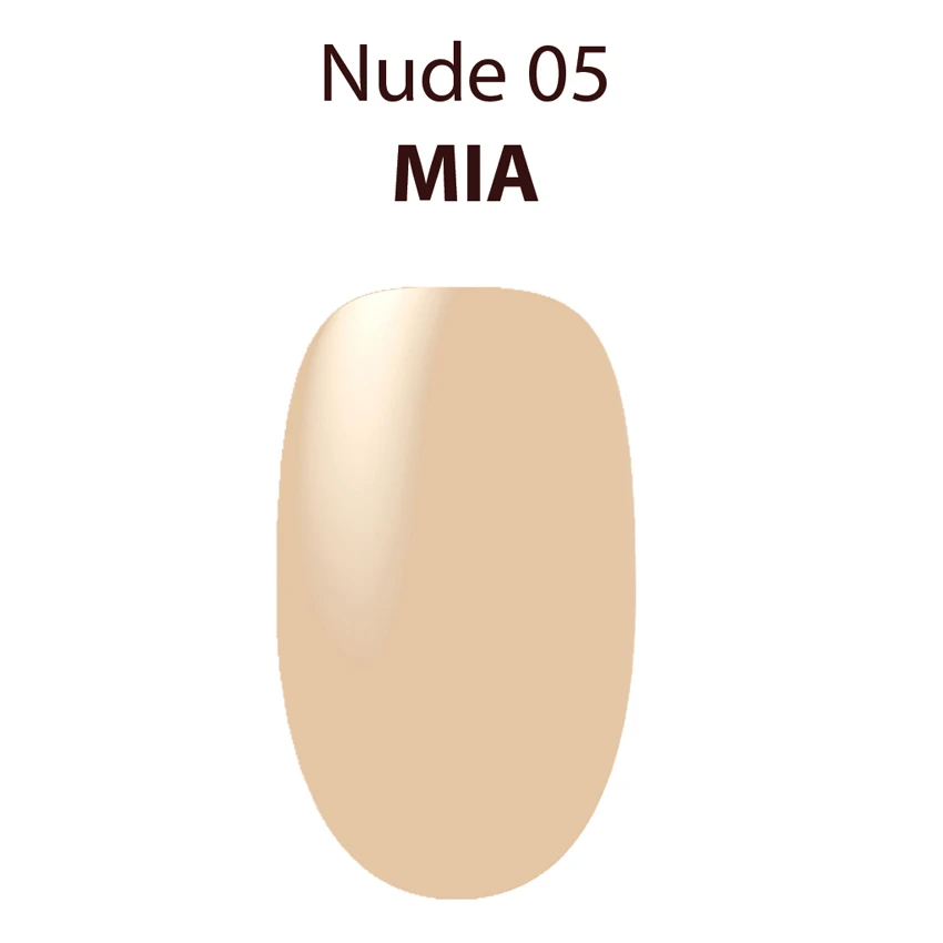 Nugenesis Dipping Powder, NudeElle Collection, NUDE-05, Mia, 2oz MH1005