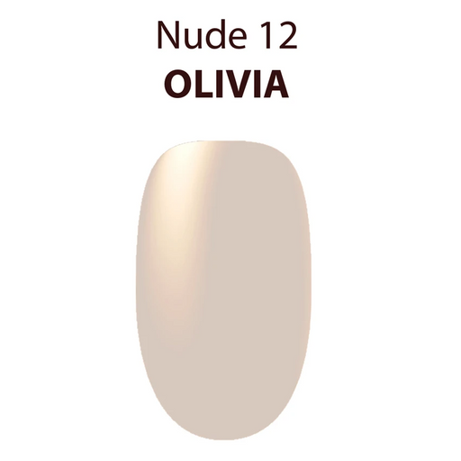 Nugenesis Dipping Powder, NudeElle Collection, NUDE-12, Olivia, 2oz MH1005