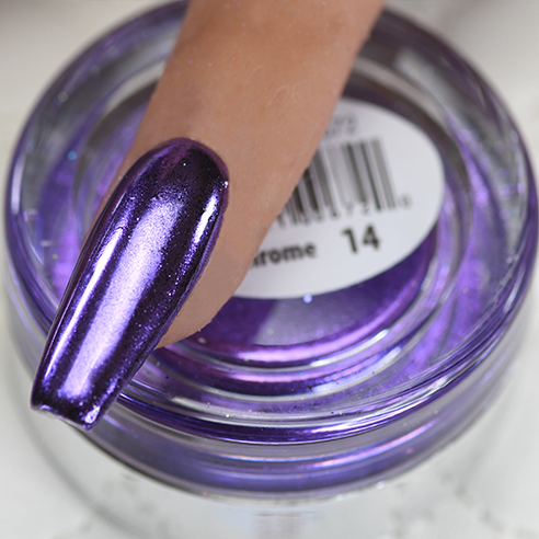 Cre8tion Chrome Nail Art Effect, 14, Purple, 1g KK0912