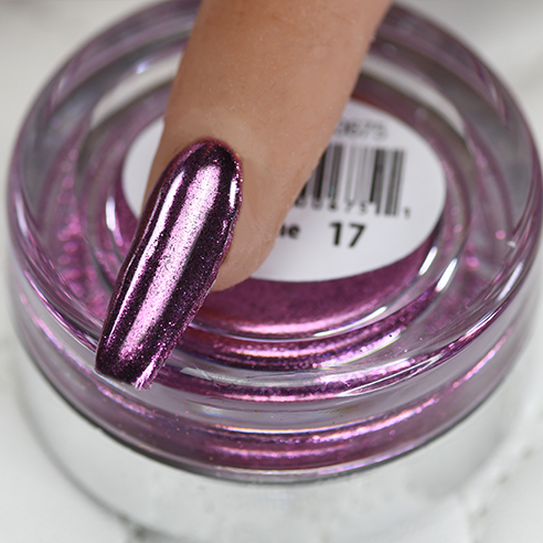 Cre8tion Chrome Nail Art Effect, 17, Hot Pink, 1g