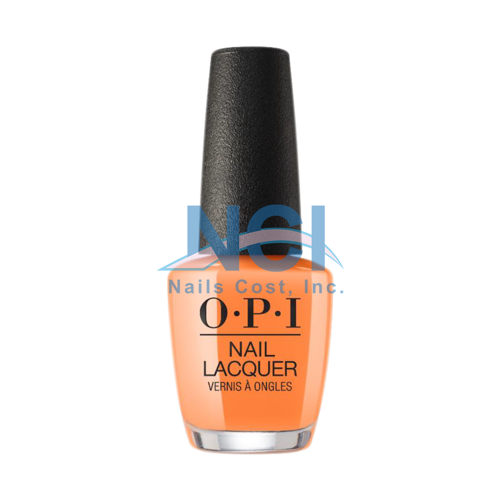 OPI Nail Lacquer 1, Neon Collection, NL N71, Orange You A Rock Star?, 0.5oz OK0322VD