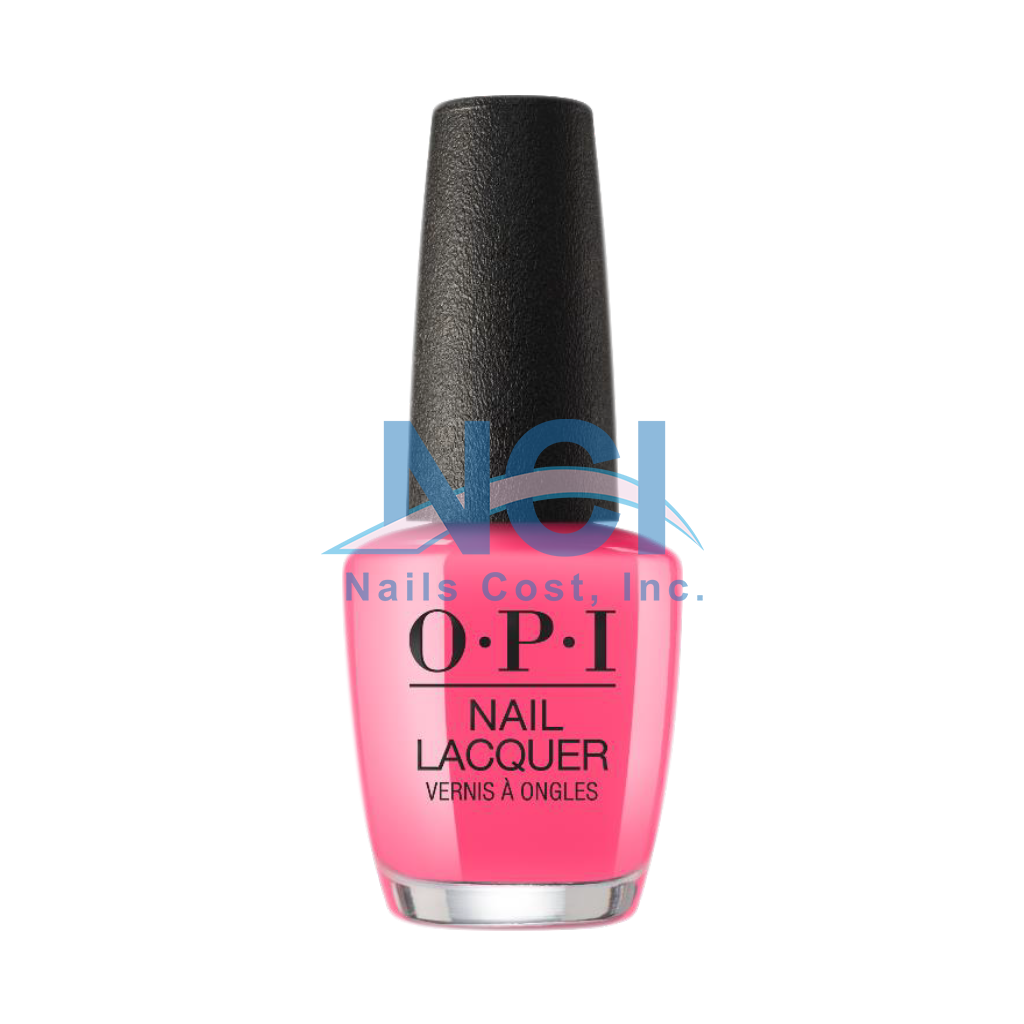 OPI Nail Lacquer 1, Neon Collection, NL N72, V-I-Pink Passes, 0.5oz OK0322VD