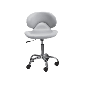 Cre8tion Nail Technician Chair, Grey, 29039 BB KK (NOT Included Shipping Charge)