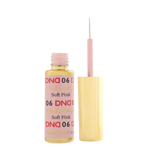 DND Nail Art Gel, 06, Soft Pink, 0.25oz