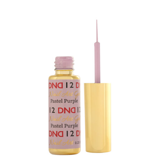 DND Nail Art Gel, 12, Pastel Purple, 0.25oz