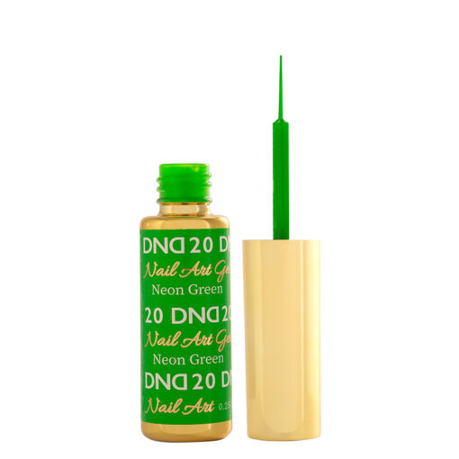 DND Nail Art Gel, 20, Neon Green, 0.25oz