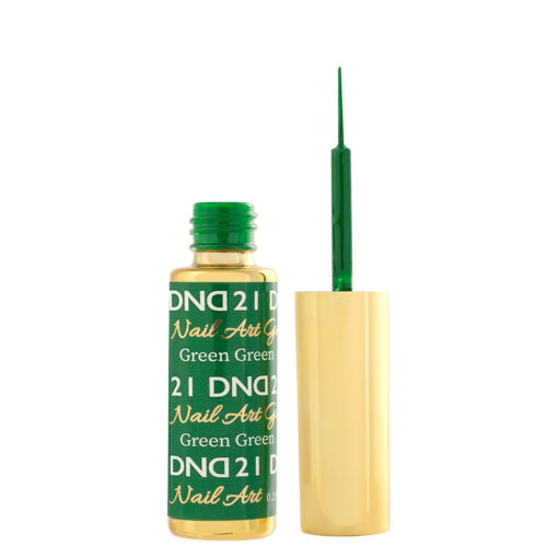 DND Nail Art Gel, 21, Green, 0.25oz