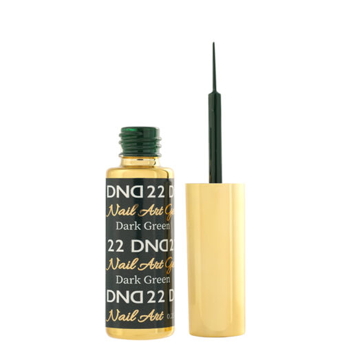 DND Nail Art Gel, 22, Dark Green, 0.25oz