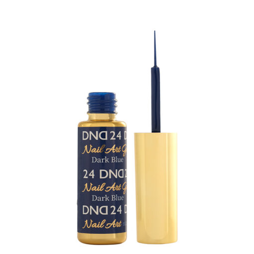 DND Nail Art Gel, 24, Dark Blue, 0.25oz