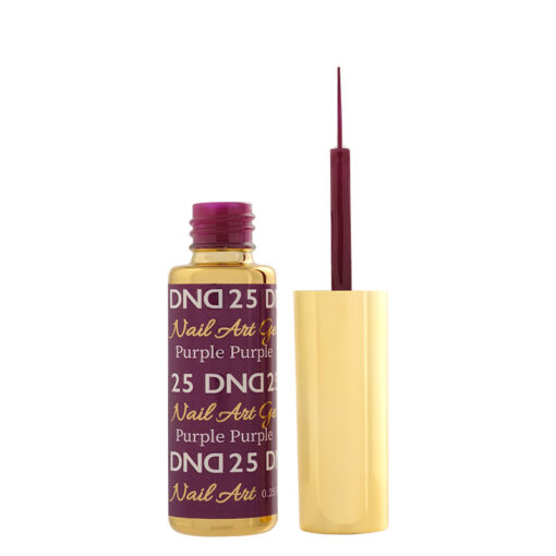 DND Nail Art Gel, 25, Purple, 0.25oz