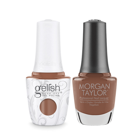 Gelish Gel Polish & Morgan Taylor Nail Lacquer, 1110319, African Safari 2018 Collection, Neutral By Nature, 0.5oz