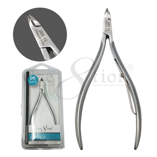 Cre8tion Stainless Steel Cuticle Nipper 06, Size 14, 16243 OK0820LK
