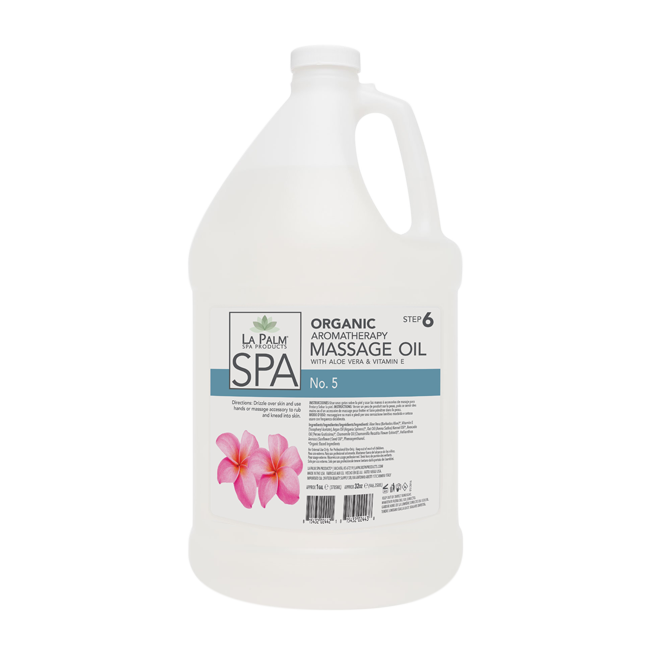La Palm, Organic Aromatherapy Massage Oil, No.5, 1Gal  KK