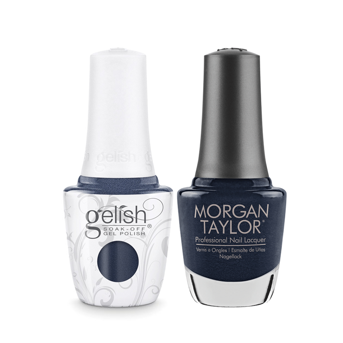 Gelish Gel Polish & Morgan Taylor Nail Lacquer, 1110316, African Safari 2018 Collection, No Cell? Oh Well!, 0.5oz