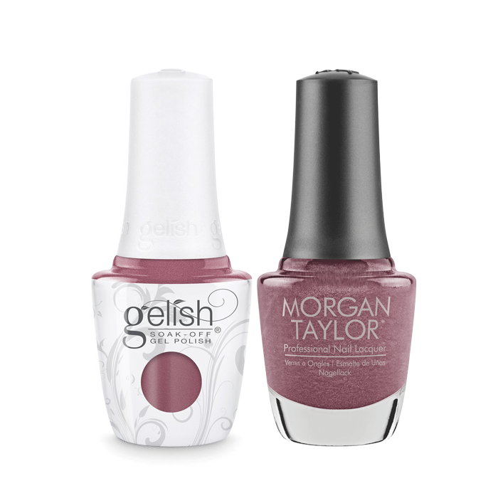 Gelish Gel Polish & Morgan Taylor Nail Lacquer, 1110318, African Safari 2018 Collection, No Sudden Mauves, 0.5oz